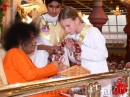 15. Prasadam being Blessed before distribution
